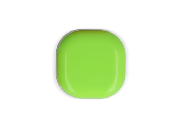 Baume à lèvres avec étui R-ABS cubique à personnaliser Vert clair